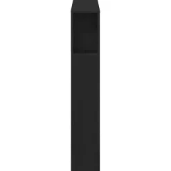 Cabinet de Tête de Lit Chêne noir 120 x 18.5 x 102.5 cm><noscript><img width=