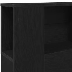 Cabinet de Tête de Lit Chêne noir 120 x 18.5 x 102.5 cm><noscript><img width=