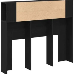 Vidaxl Cabinet de Tête de Lit Chêne noir 120 x 18.5 x 102.5 cm* Tête De Lit