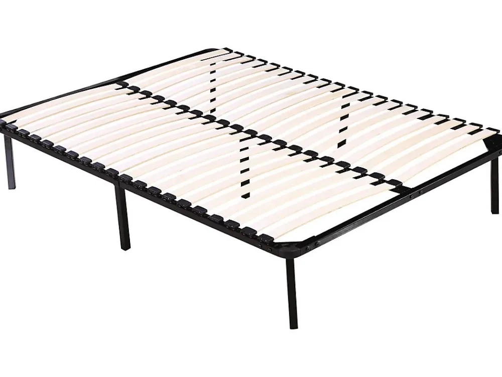 Habitat Et Jardin Cadre à lattes + pieds pour matelas de 160 x 200 cm - 20 lattes* Sommier