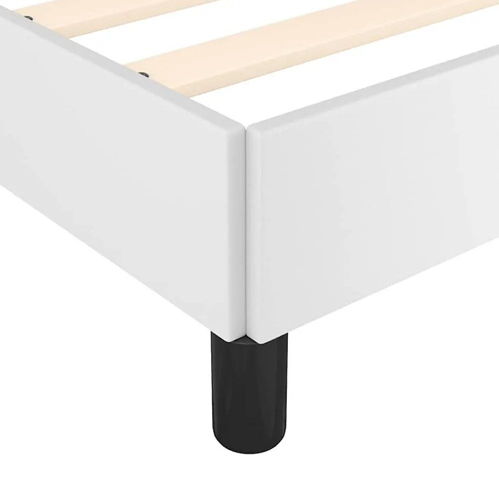 Cadre de lit avec tête de lit sans matelas blanc 200x200 cm>Vidaxl Hot