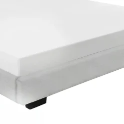 Corium Cadre de Lit Double Masari Rembourré avec Similicuir Blanc 200 x 140 cm* Lit Double