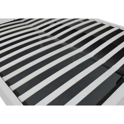 Concept Usine Cadre de lit en PU blanc avec rangements et LED intégrées 160x200 cm NEW YORK* Lit Avec Rangement