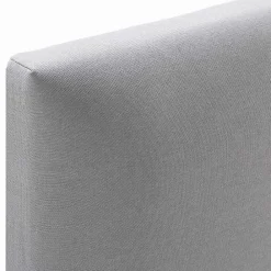 Cadre de lit rembourré Lauren 30 cm, 90 x 190 cm, Gris clair><noscript><img width=