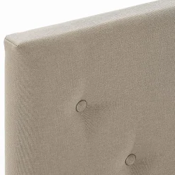 Vs Venta-Stock Cadre de lit rembourré Rosi 30 cm, 90x190 cm, Beige* Sommier