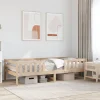 Cadre de lit sans matelas 90x190 cm bois de pin massif>Vidaxl Best