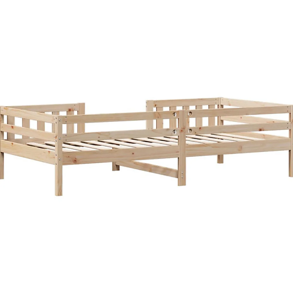 Cadre de lit sans matelas 90x190 cm bois de pin massif>Vidaxl Best