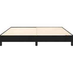 Vidaxl Cadre de lit sans matelas noir 180x200 cm velours* Sommier