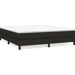 Cadre de lit sans matelas noir 180x200 cm tissu>Vidaxl Discount