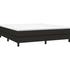 Cadre de lit sans matelas noir 180x200 cm tissu><noscript><img width=