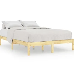 Cadre de lit sans matelas bois massif 140x190 cm>Vidaxl Online