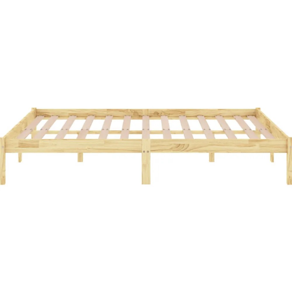 Cadre de lit sans matelas bois massif 140x190 cm>Vidaxl Online