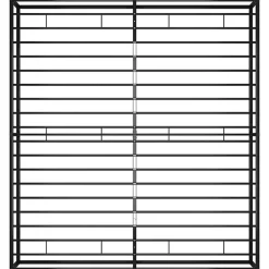 Cadre de lit sans matelas noir métal 160x200 cm><noscript><img width=