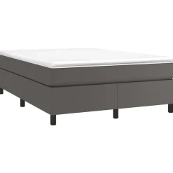 Vidaxl Cadre de lit sans matelas gris 140x190 cm similicuir* Sommier