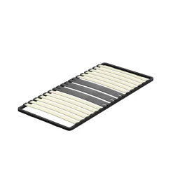 Teeno Cadre lattes 90x190 cm, 1x15 Lattes Peuplier Naturel* Sommier