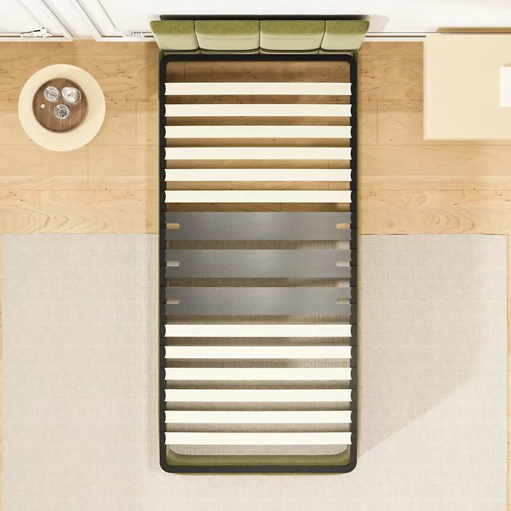 Teeno Cadre lattes 90x190 cm, 1x15 Lattes Peuplier Naturel* Sommier