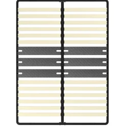 Cadre lattes 140x190 cm, 2x15 Lattes Peuplier Naturel>Teeno Sale