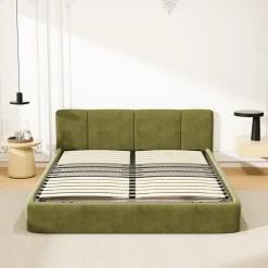 Cadre lattes 140x190 cm, 2x15 Lattes Peuplier Naturel><noscript><img width=