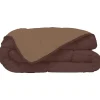 Toison d'Or CALGARY Couette chaude Microfibre 400g/m² Choco & Moka 200x200cm* Couette