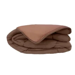Toison d'Or CALGARY Couette chaude Microfibre 400g/m² Choco & Moka 200x200cm* Couette