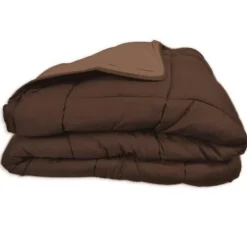 Toison d'Or CALGARY Couette chaude Microfibre 400g/m² Choco & Moka 200x200cm* Couette