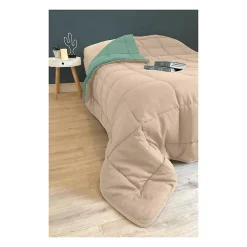 Toison d'Or CALGARY Couette chaude Microfibre 400g/m² Galet & Lac 240x260cm* Couette