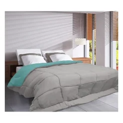 Toison d'Or CALGARY Couette chaude Microfibre 400g/m² Galet & Lac 240x260cm* Couette