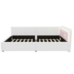 Canapé-lit 140x190 cm convertible en tissu avec coffre de rangement, style contemporain, accoudoirs rembourrés><noscript><img width=