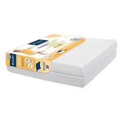 Matelas Pliant 2 Parties Ecru - 60x120 cm>Candide Best