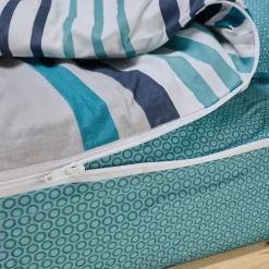 Bleu Calin Caradou Parure de lit Enfant 90x190cm Avec Couette Imprimé Ritmo* Parure De Lit