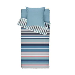 Bleu Calin Caradou Parure de lit Enfant 90x190cm Avec Couette Imprimé Ritmo* Parure De Lit