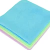 Carré Microfibre 200g 40x40 cm - Lot de 5 - Guialto - Vert - l40- L0.1- P0.1- h0.2* Eponge