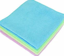 Carre Microfibre 300g 40X40 cm - Lot de 5 - Guialto - Jaune - l40- L0.1- P0.1- h0.1* Eponge