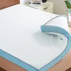 Surmatelas 140 x 190 cm Mémoire de Forme - 7 cm d'épaisseur - Confort Moelleux ou Tonique, Double Face avec Housse Respira>Casabel Outlet