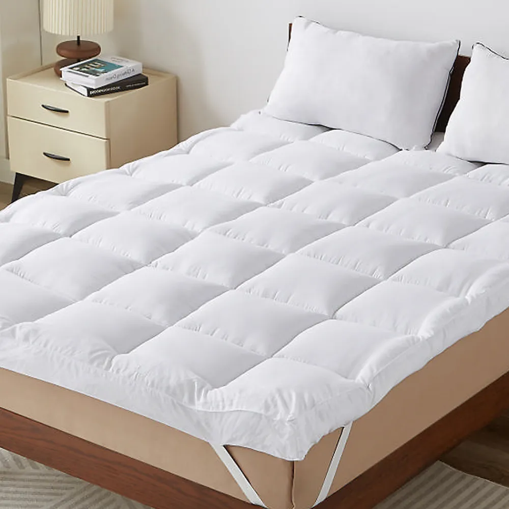 Surmatelas Moelleux 140x190 cm Extra Epais Microfibre Respirante Antiderapant 4 Bandes Elastiques Anti Acariens>Casabel Outlet