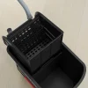 Homcom Chariot de nettoyage lavage seau de ménage 20 L avec essoreur et séparateur eau sale propre noir* Seau, Bassine, Récipient De Ménage