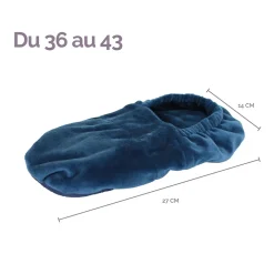 Vivezen Chaussons chauffants universels taille 36 au 43 - Noir -* Couverture