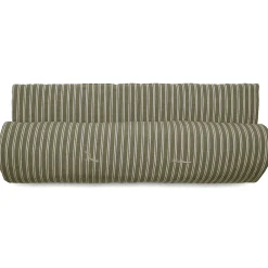 Linnea Chemin de lit coton lavé 80x200 cm LILI DÉCO vert kaki* Boutis, Couvre-Lit, Édredon