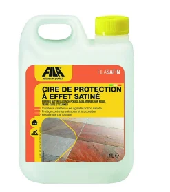Cire de protection satinée SATIN - Auto-lustrante - Pour Pierres Naturelles et Terre Cuite - Le Bidon de 1 Litre>Fila Clearance