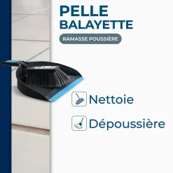 Combiné pelle + balayette bleu><noscript><img width=