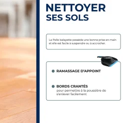 Combiné pelle + balayette bleu><noscript><img width=