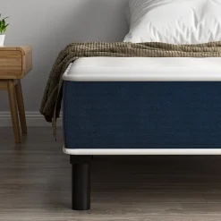 Combinaison lit matelas 90x190 cm, Matelas à Mémoire de Forme + Cadre de Lit en Fer, Comprenant 6 pieds, Epaisseur du matelas 15><noscript><img width=