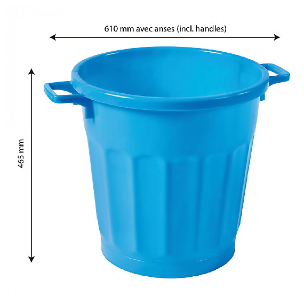 Conteneur alimentaire rond HACCP 50 L - bleu>Gilac New