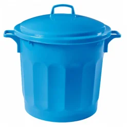Conteneur alimentaire rond HACCP 75 L - bleu><noscript><img width=