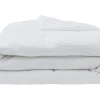 Couette 2 en 1 double face légère - 240 x 260 cm - 250gr/m² - Blanc tissu nid d'abeille - NANSHI>Vente-unique Sale