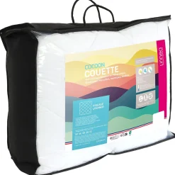 Couette 4 saisons 140x200 cm COCOON garnissage fibre polyester 500g/m2><noscript><img width=