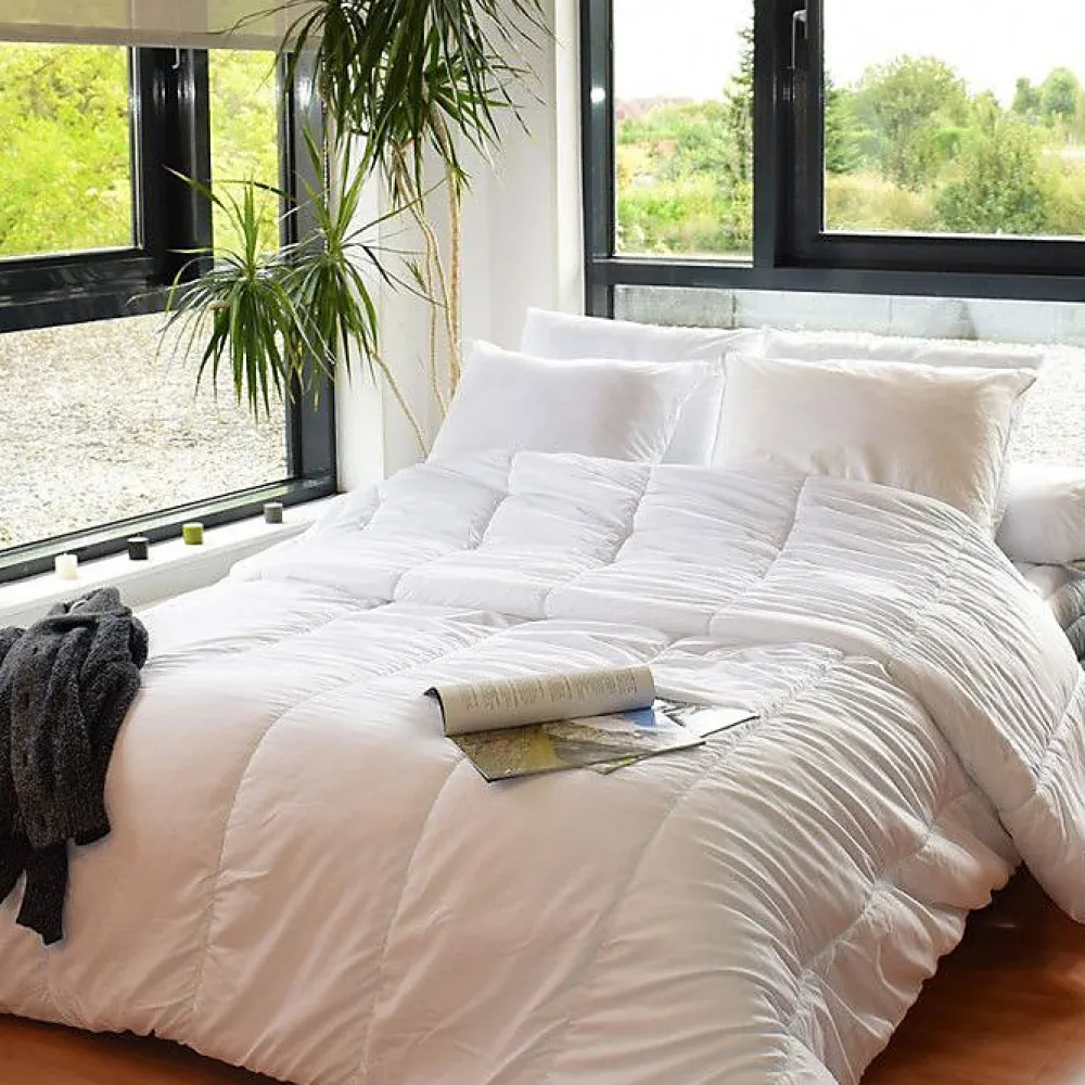 Couette anti transpirante 200 gr/m² 200 x 200 cm pour lit 120 x 190 cm>Bleu Calin Online