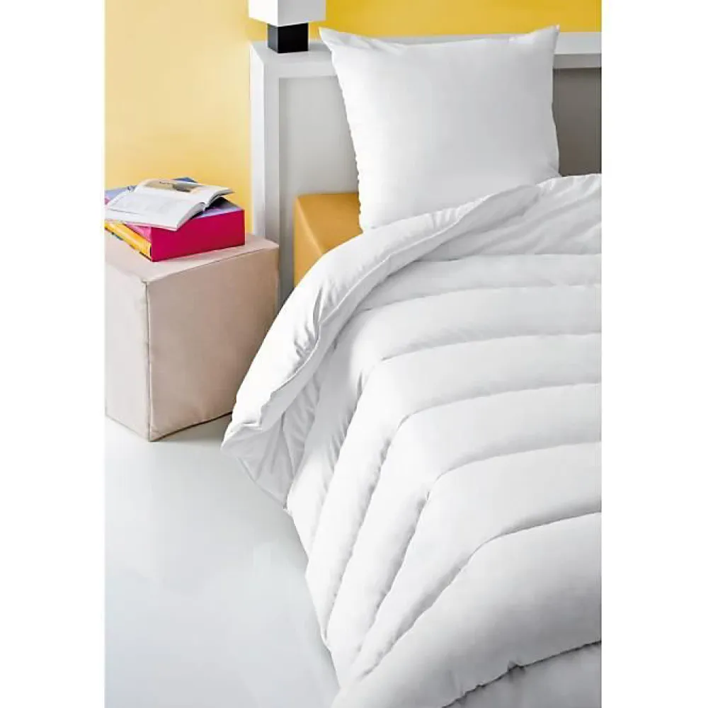 Couette anti-acariens - 220 x 240 cm - Chaude - 400 g/m² 2 personnes - Blanc ->Abeil
