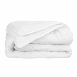 Couette blanche chaude à bouillir 220x240 cm 340 grs>Mortreux Discount