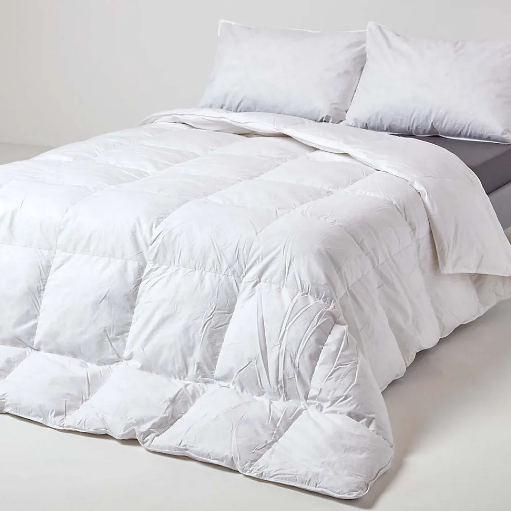 Couette chaude 260 x 220 cm en duvet et plumes d'oie 13.5 Tog ->Homescapes Online